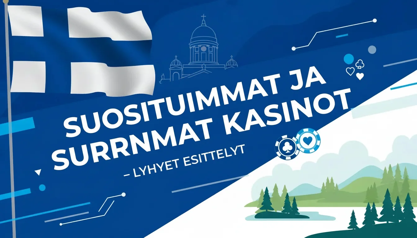 Suosituimmat ja suurimmat nettikasinot Suomessa